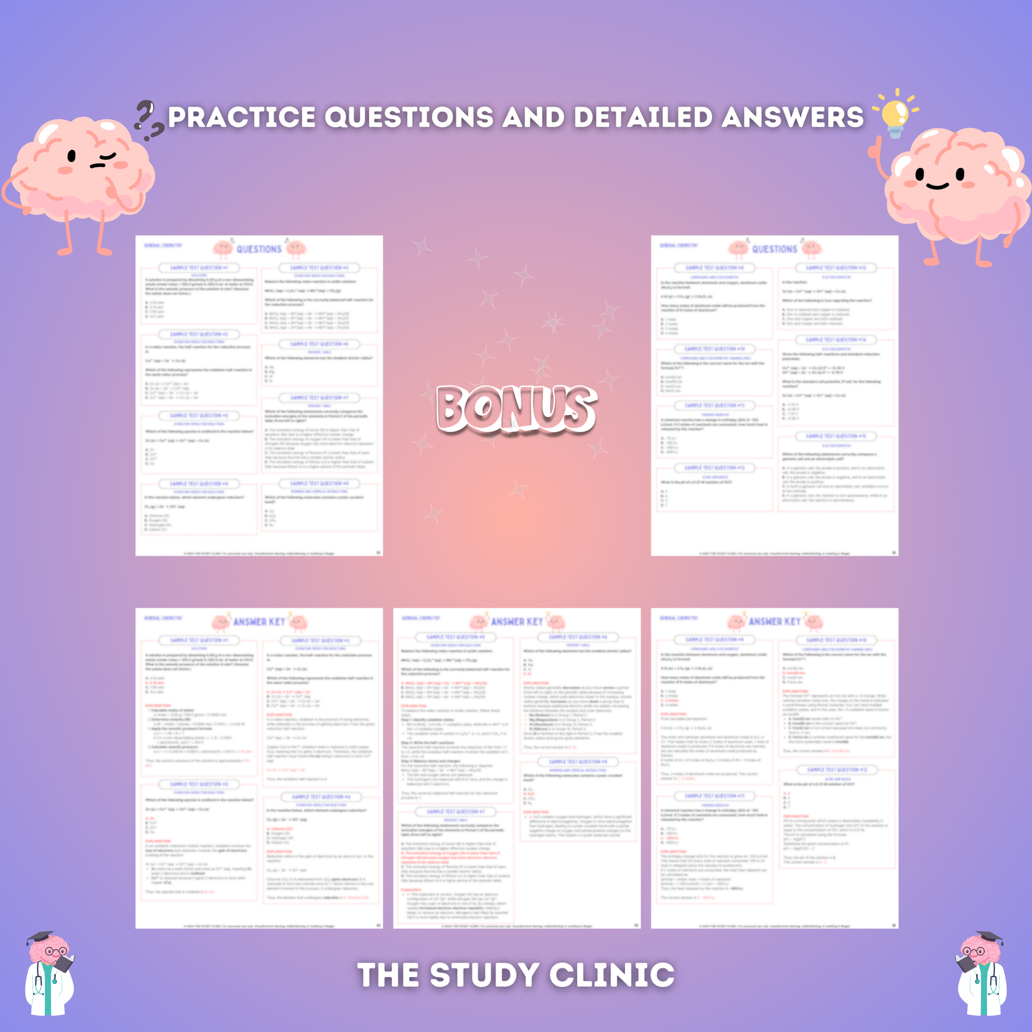 MCAT General Chemistry Study Guide | 20 Pages | Pre-Med | 2025 Edition | eBook
