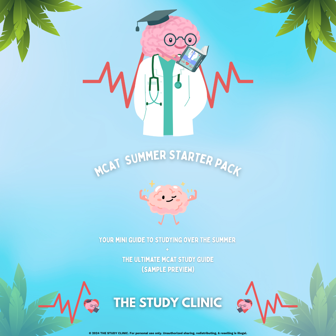 The Study Clinic: MCAT Summer Starter Pack